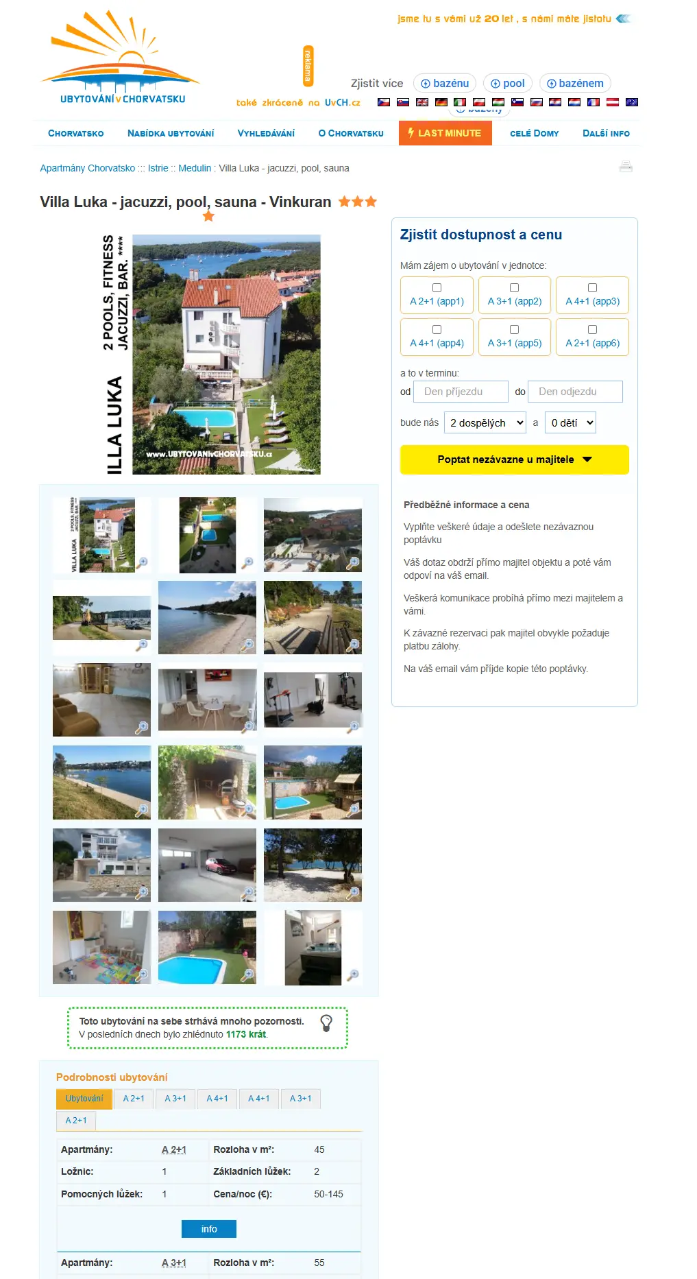 Prikaz detalja oglasa na mobitelu